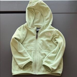 The North Face Kids Light Green Fleece Hoodie